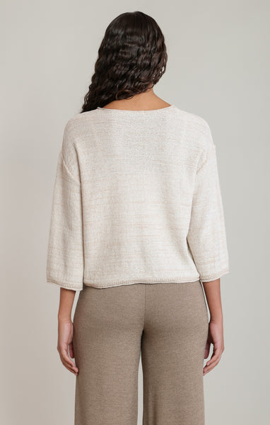 PLUS Claire Melange Sweater (Oatmeal Mix)