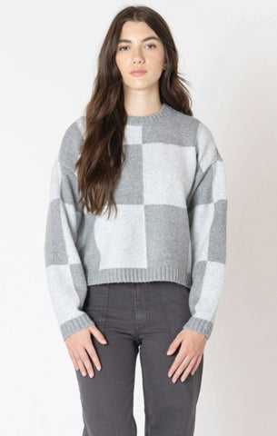 Sylvie Colourblock Sweater (Heather Grey)