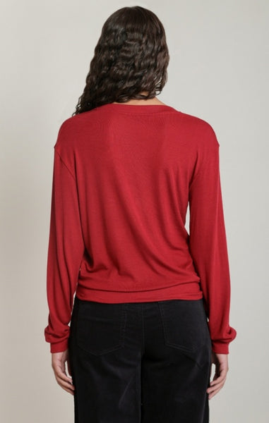 Candice Lightweight Sweater (Red)