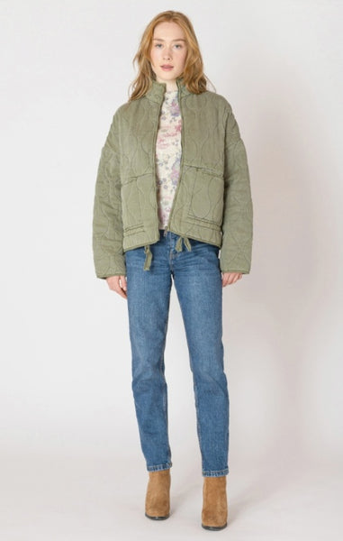 PLUS Aurelia Quilted Jacket (Olive)