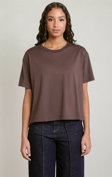 Morgan Essential T-Shirt (Brown)