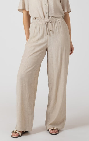 Cassidy Drawstring Pant (Light Oyster)
