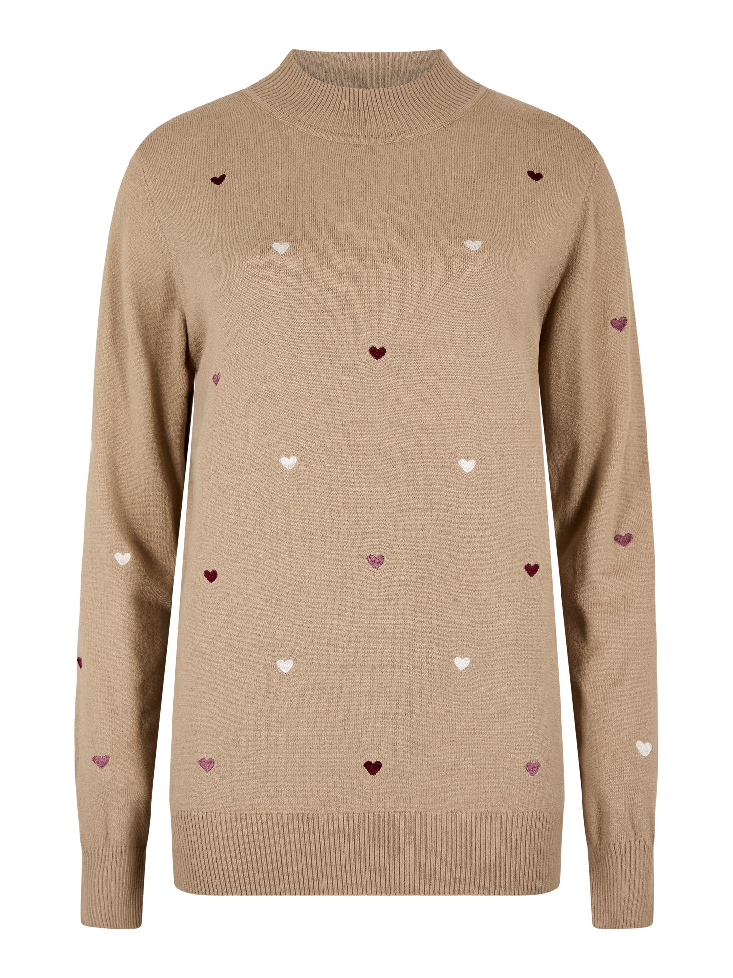 Amber Heart Sweater (Stone)