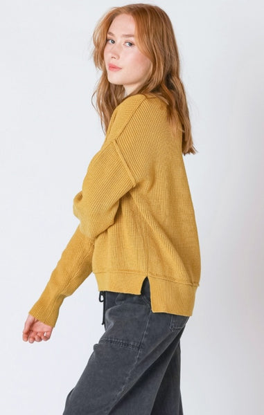 Pauline Mockneck Sweater (Ochre)