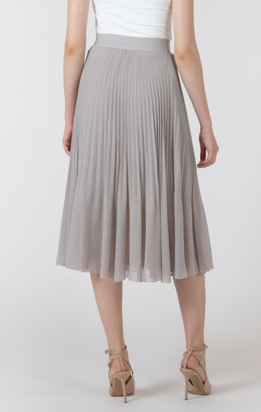 Vera Pleated Skirt (London Fog)