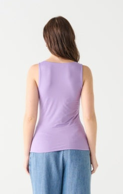 Marigold Square Neck Soft Tank (Lavender)