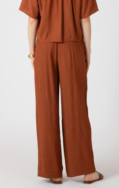 Cassidy Drawstring Pant (Burnt Sienna)