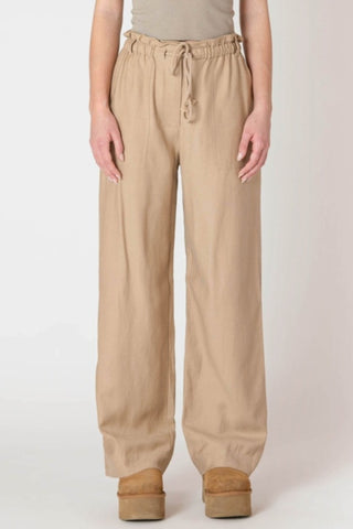 Rina Flowy Wide Pant (Safari)