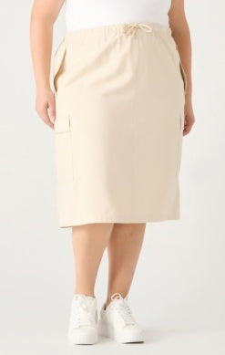 PLUS Maurie Cargo Skirt (Cream)