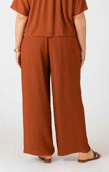 PLUS Cassidy Drawstring Pant (Burnt Sienna)