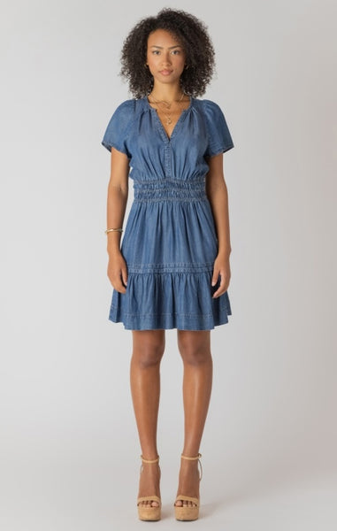 Fara Tencel Tiered Dress
