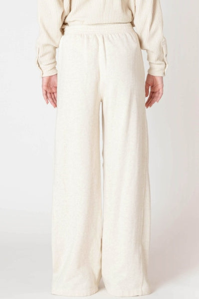 Chloe Wide Leg Jogger (Cake Batter)