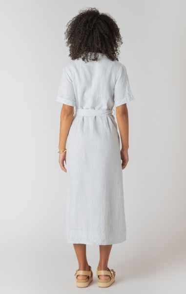 Maxine Striped Button Down Dress