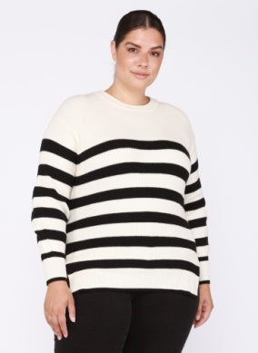PLUS Cathy Stripe Sweater