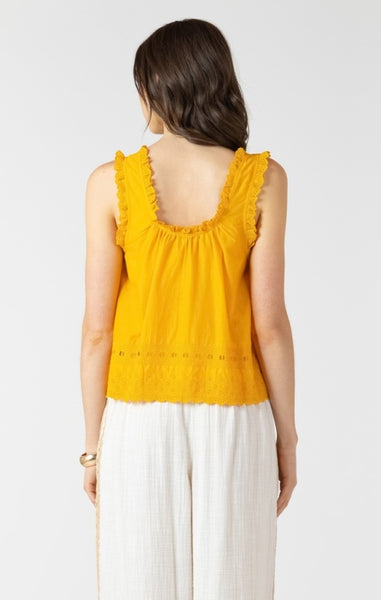 Morise Embroidered Tank (Sunflower)
