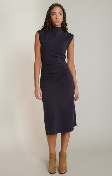 Ona Rouch Detail Dress (Navy)