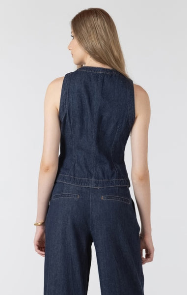Hanna Lightweight Denim Vest (Eclipse Wash)