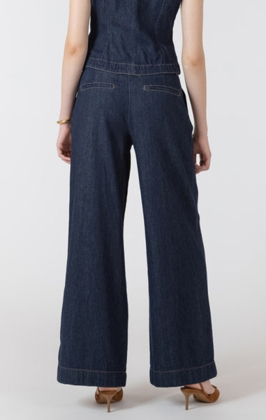 Hanna Lightweight Denim Wide Leg Pant (Eclipse Wash)