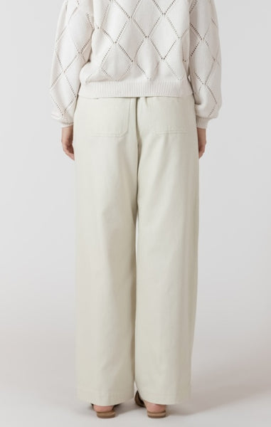 Madison Wide Leg Denim Pant (Natural Wash)