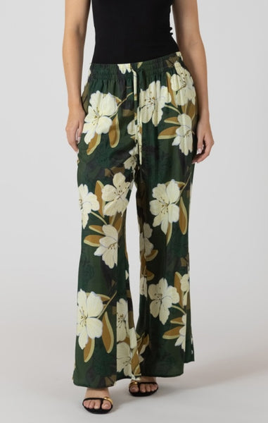 Jela Palm Blossom Flowy Pants
