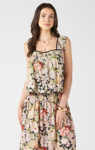 Isabella Floral Tank (Vintage Florals)