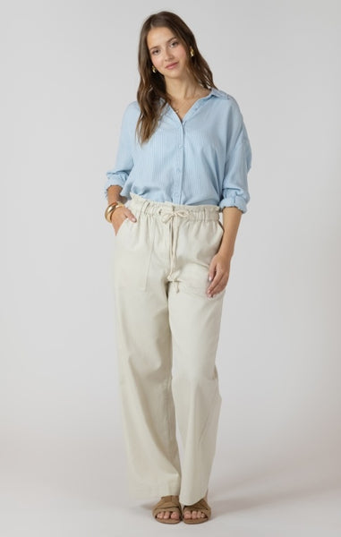 Madison Wide Leg Denim Pant (Natural Wash)