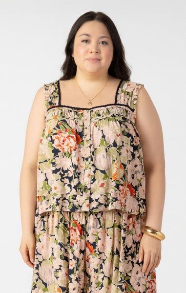 PLUS Isabella Floral Tank (Vintage Florals)