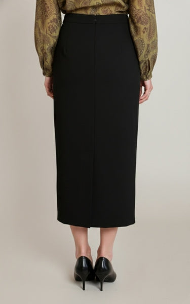 Maddie Pencil Skirt (Black)