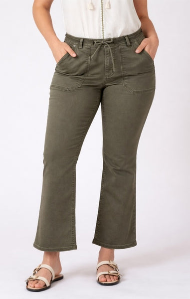 PLUS Margo Twill Pant (Army Green)