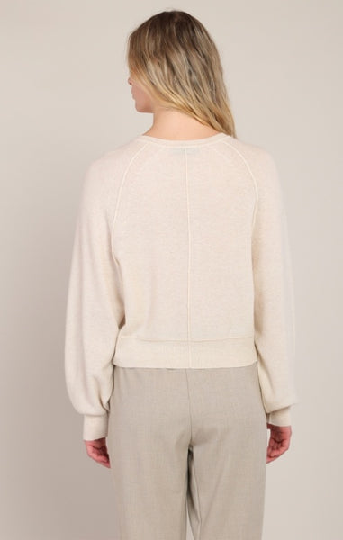 Marlie Henley Sweater (Pearl)
