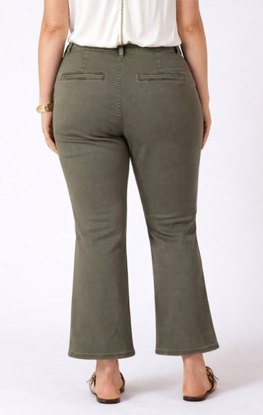 PLUS Margo Twill Pant (Army Green)