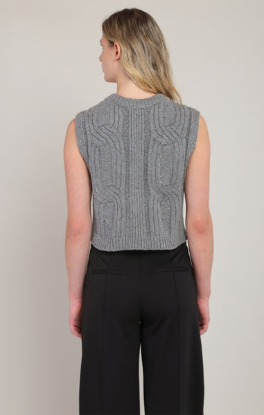 Monroe Sweater Vest (Grey)