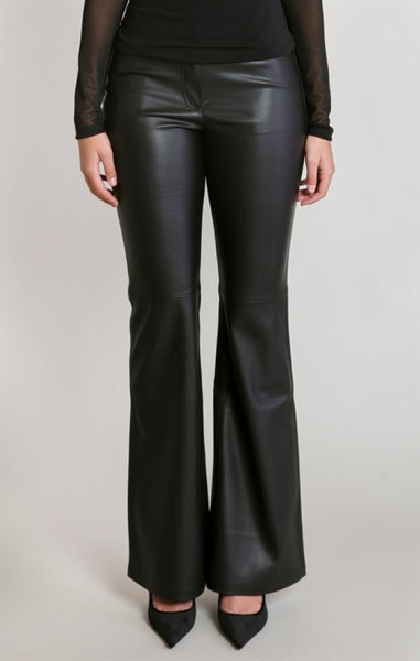 Lennie Faux Leather Pant (Black)