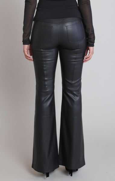 Lennie Faux Leather Pant (Black)