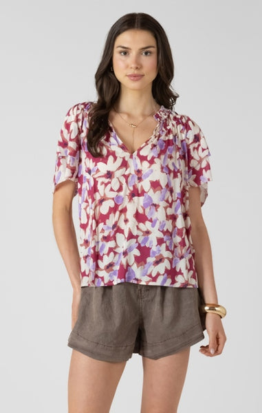 Michelle Blouse (Berry Bouquet)