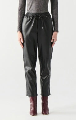 Brianne Faux Leather Pant (Black)