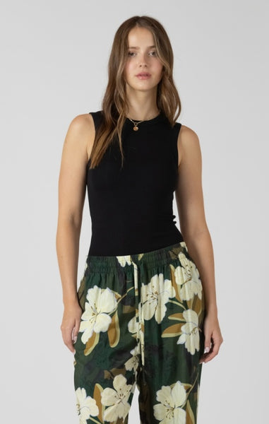 Sawyer Ribbed Tank (Black)