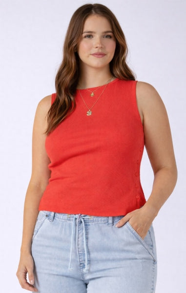 PLUS Sylvie Asymmetrical Tank (Raspberry Punch)