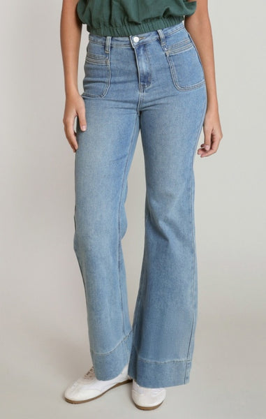 Kerrie Denim Jeans (Mid Blue Wash)