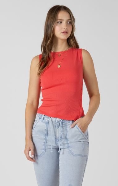 Sylvie Asymmetrical Tank (Raspberry Punch)