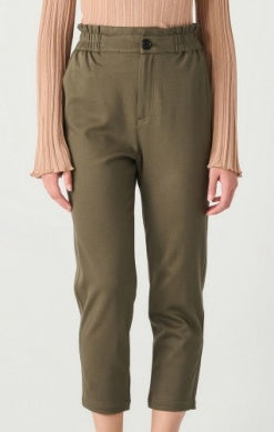 Cindy Trouser Ankle Pant (Deep Green)