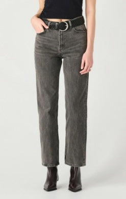 Dylan High Rise Girlfriend Jeans (Washed Charcoal)