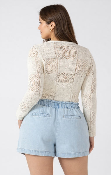 PLUS Melody Pointelle Cardigan