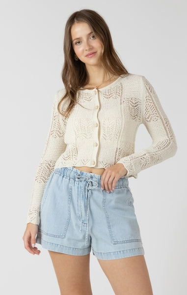 Melody Pointelle Cardigan