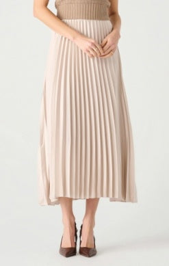 Molly Pleated Skirt (Champagne)