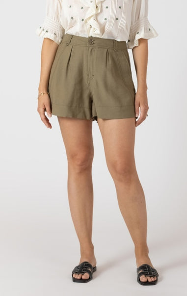 Hayden Relaxed Shorts (Dusty Sage)