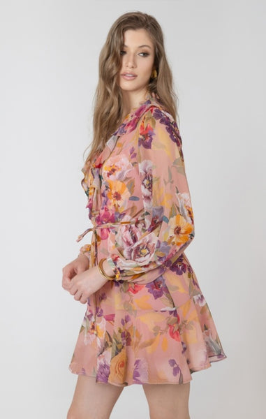 Martina Chiffon Printed Dress