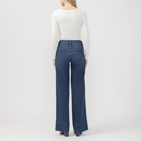 Suki Wide Leg Jean (Fierce Blue)