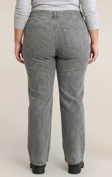 PLUS Georgina Snake Print Jean