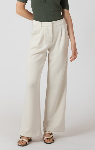 Fenn Scuba Knit Trouser Pant (Pearl)